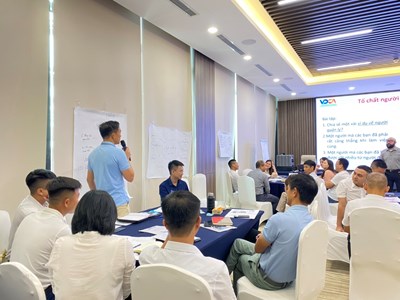 Hình ảnh khóa học Đào Kỹ Năng Quản lý, Lãnh Đạo diễn ra ngày 4-5/8/2022